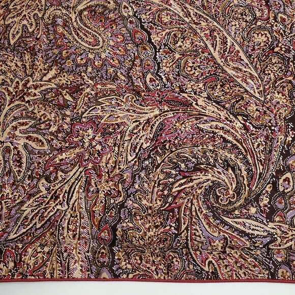 Lauren Ralph Lauren Hallie Lot of 2 Pillow Shams Paisley 20x26 Sateen Cotton - Picture 6 of 13